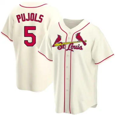 Replica Men's Albert Pujols Light Blue Alternate Jersey - #5