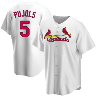 Albert Pujols Men's Replica St. Louis Cardinals White Home Jersey