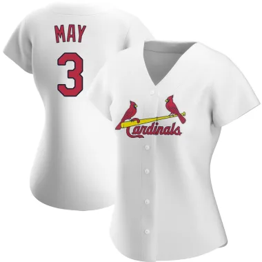 Dustin May Women's Replica St. Louis Cardinals White Home Jersey
