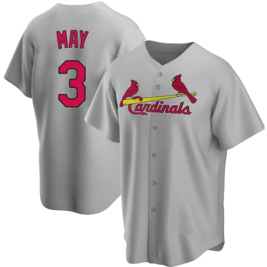 Dustin May Youth Replica St. Louis Cardinals Gray Road Jersey