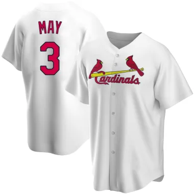 Dustin May Youth Replica St. Louis Cardinals White Home Jersey