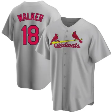 Jordan Walker Youth Replica St. Louis Cardinals Gray Road Jersey