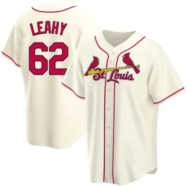 Kyle Leahy Youth Replica St. Louis Cardinals Cream Alternate Jersey