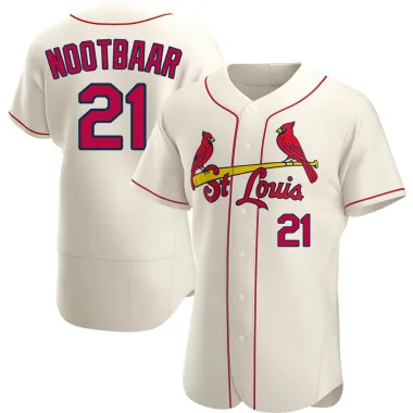 Lars Nootbaar Men's Authentic St. Louis Cardinals Cream Alternate Jersey