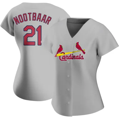 Lars Nootbaar Women's Replica St. Louis Cardinals Gray Road Jersey