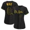 Masyn Winn Women's Authentic St. Louis Cardinals Black Snake Skin City Jersey