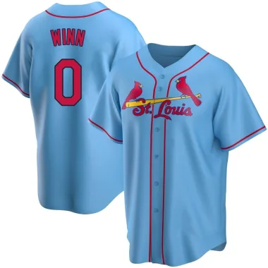 Masyn Winn Youth Replica St. Louis Cardinals Light Blue Alternate Jersey