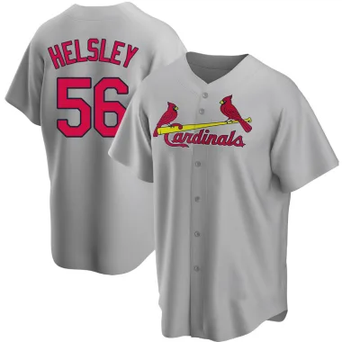 Ryan Helsley Men's Replica St. Louis Cardinals Gray Road Jersey
