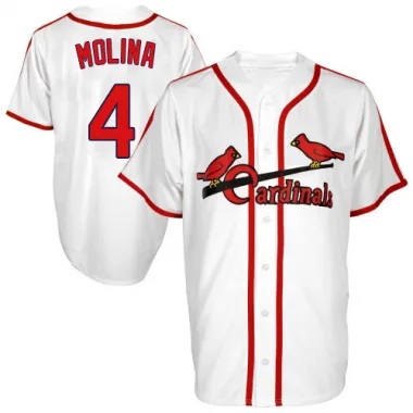 Yadier Molina St Louis Cardinals Cream Youth 8-20 Cool Base Alternate  Replica Player Jersey (10-12) : : Clothing & Accessories