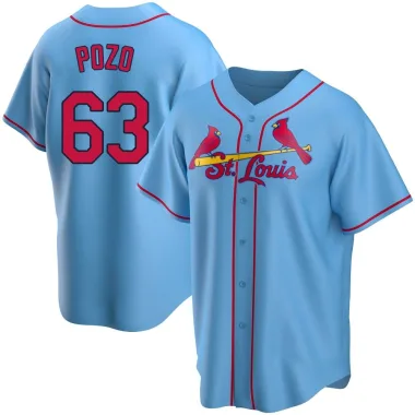Yohel Pozo Youth Replica St. Louis Cardinals Light Blue Alternate Jersey